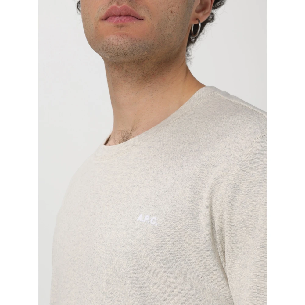 A.p.c. Lewis T-shirt voor mannen White Heren
