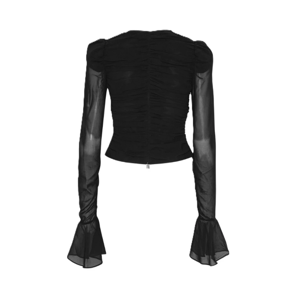 Rotate Birger Christensen Polyester Tops en Tanktops Black Dames