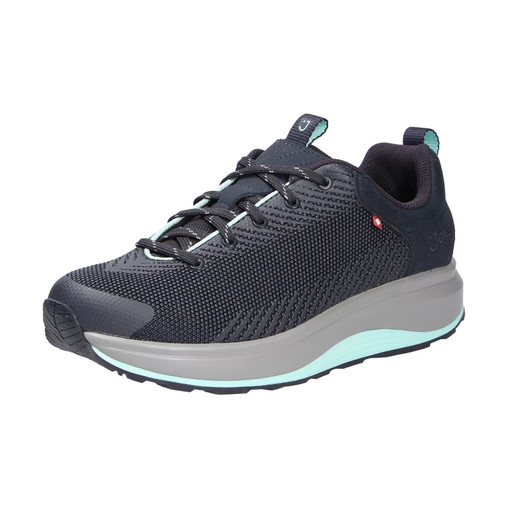 Joya Comfortabele Donkerblauwe Veterschoen Dames Schoenen