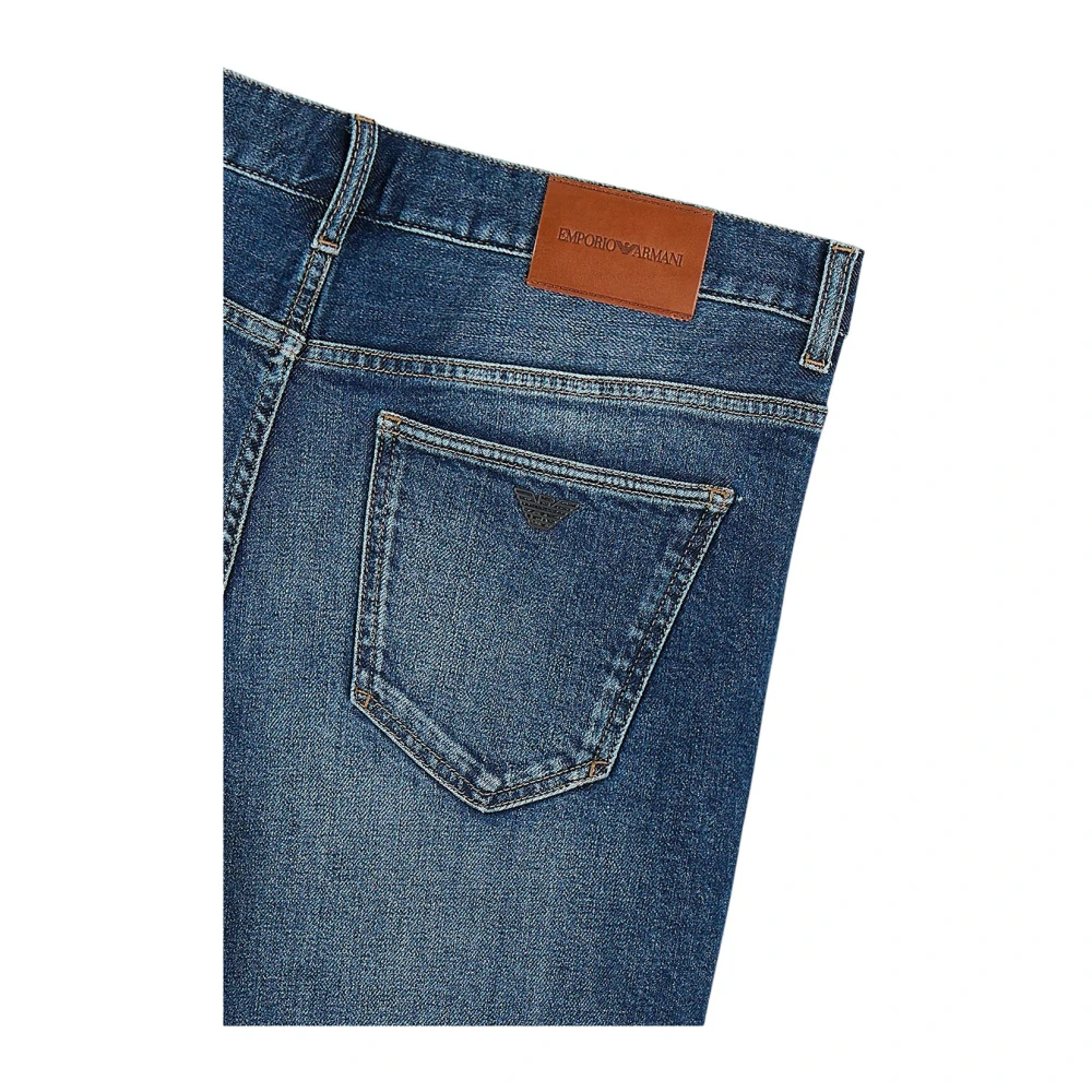 Emporio Armani Denim 5-Pocket Jeans 3D1J16 1D12Z Blue Heren