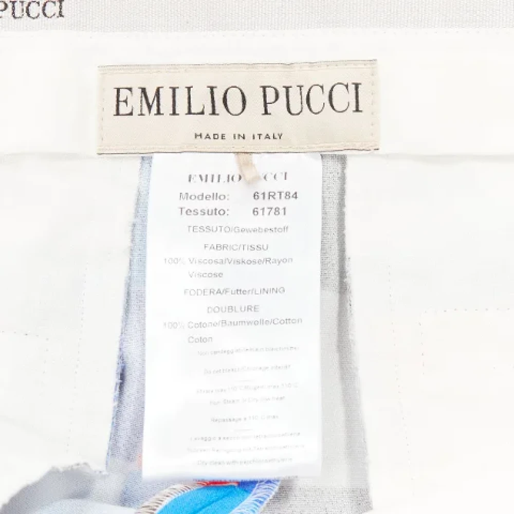 Emilio Pucci Pre-owned Fabric bottoms Multicolor Dames