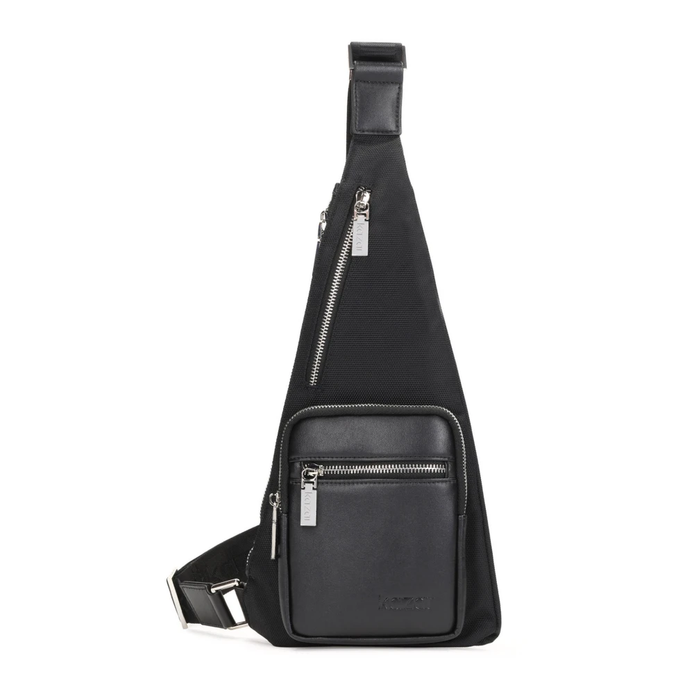 Kazar Zwarte tas voor mannen Black Heren