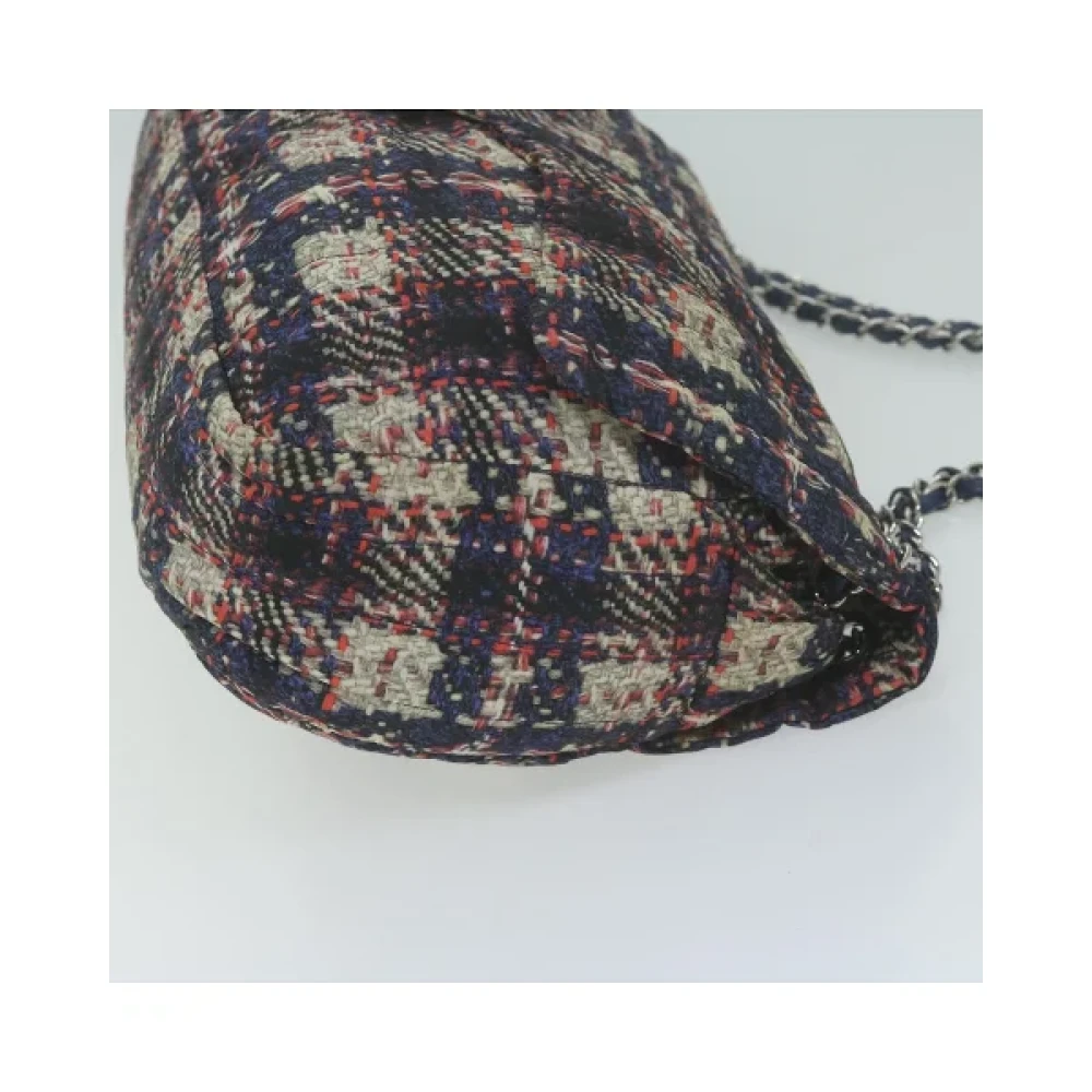 Chanel Vintage Pre-owned Nylon chanel-bags Blue Dames