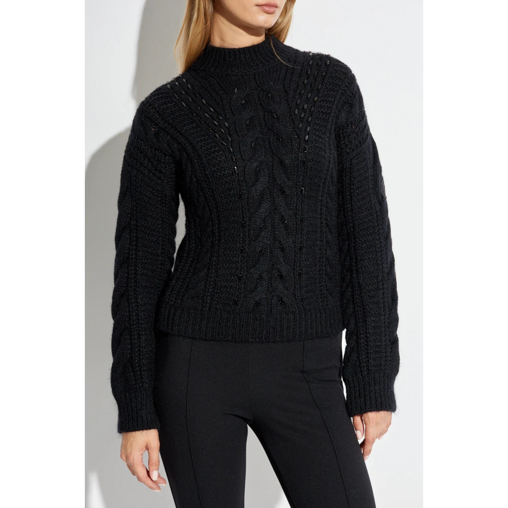 Moncler Sweater Dolcevita Black Dames