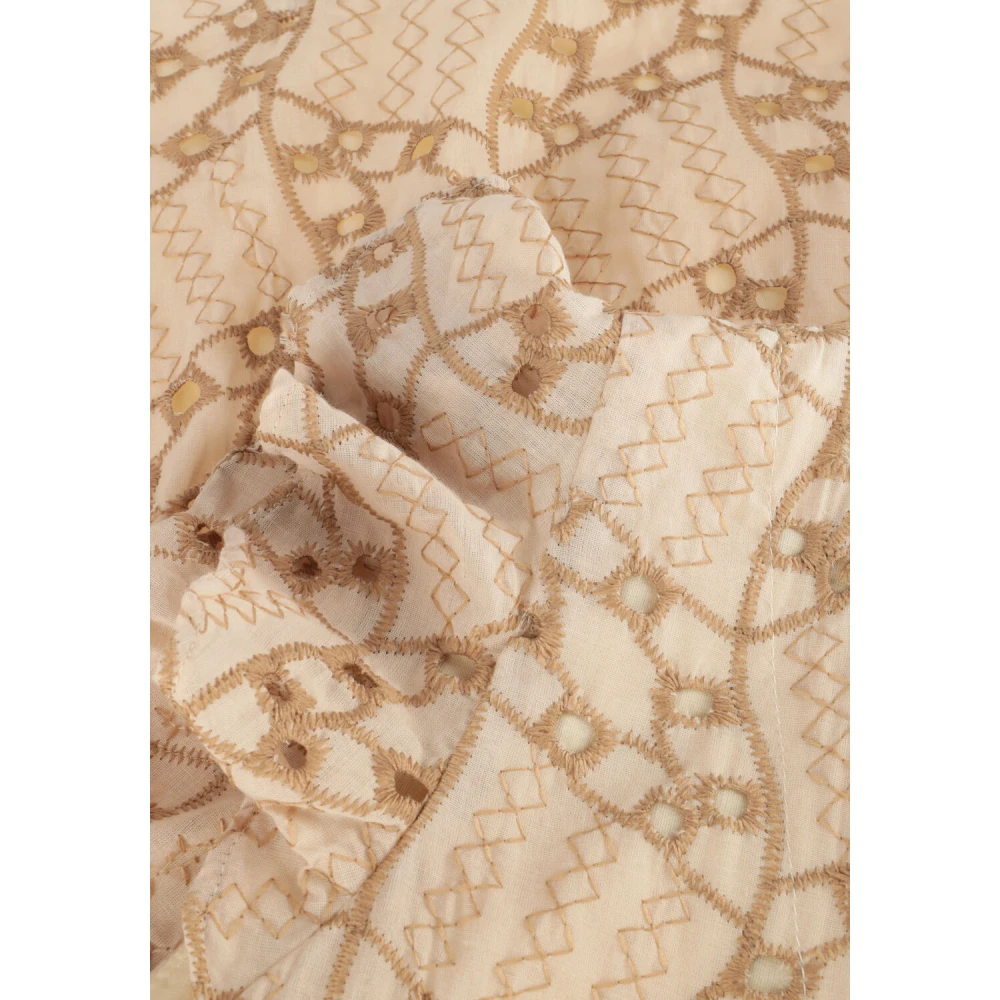 Ydence Elegante Beige Mini Jurk Adelina Beige Dames