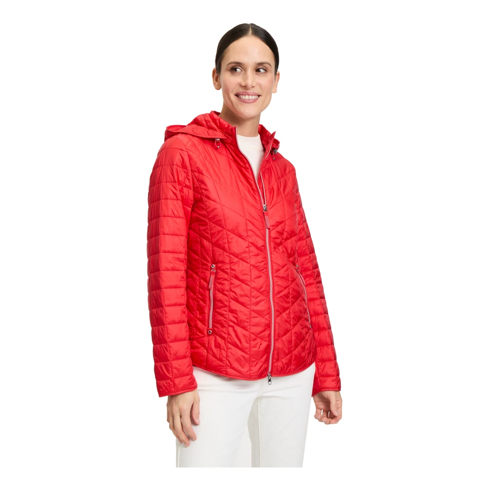 Betty Barclay Trendy outdoorjas met afneembare capuchon Red Dames