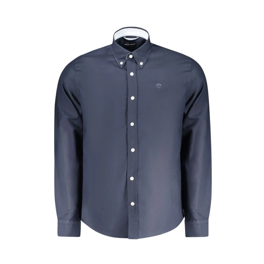 North Sails Men's Blue Casual Shirts, S, Cotton Shirt