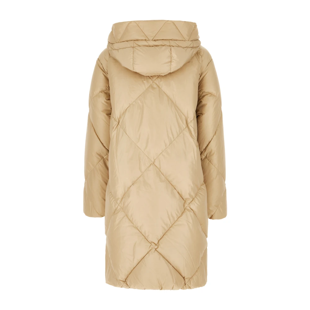 Max Mara Weekend Stijlvolle Piumini Jas voor Vrouwen Beige Dames