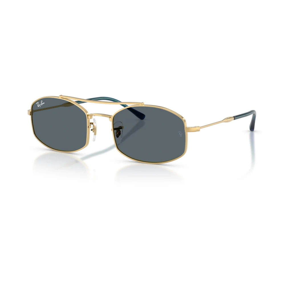 Ray - Ban Unisex Gold/Blue Rb3719 9278R5 Sunglasses Metal Round Normal - Image 3