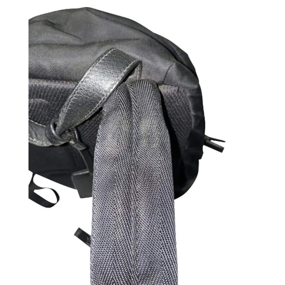 Prada Vintage Pre-owned Nylon backpacks Black Unisex