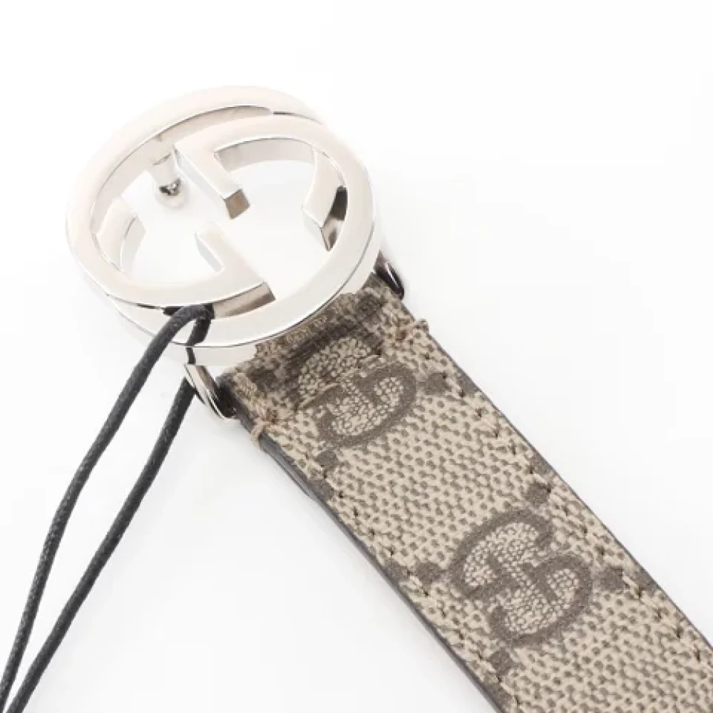 Gucci Vintage Pre-owned Leather belts Beige Dames