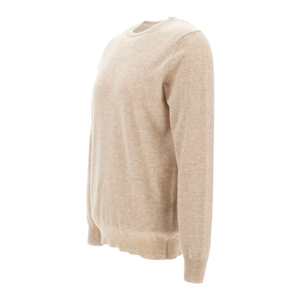 Kangra Kasjmier Crew Neck Sweater Sand Beige Heren