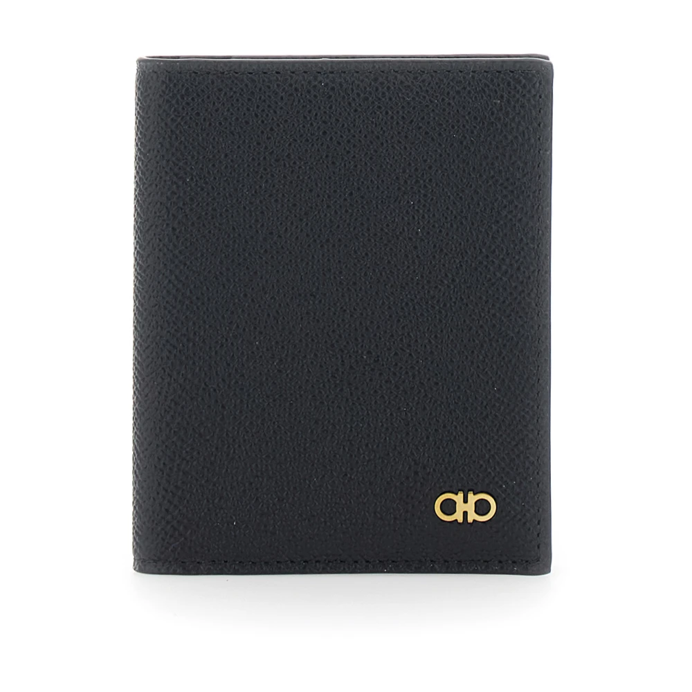 Ferragamo Uomo Nero Micro Gancio Card Holder - Immagine 2