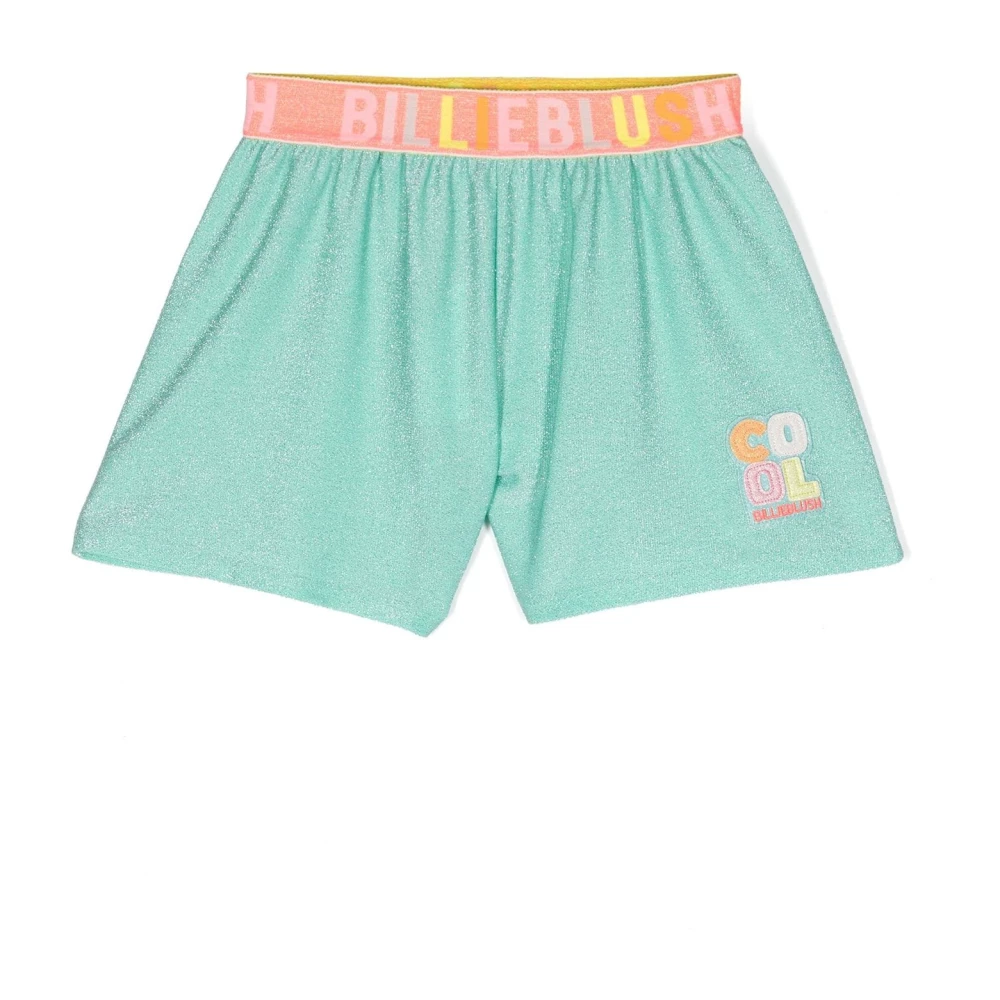 Billieblush Metalltråd Gröna Shorts Green, Flicka