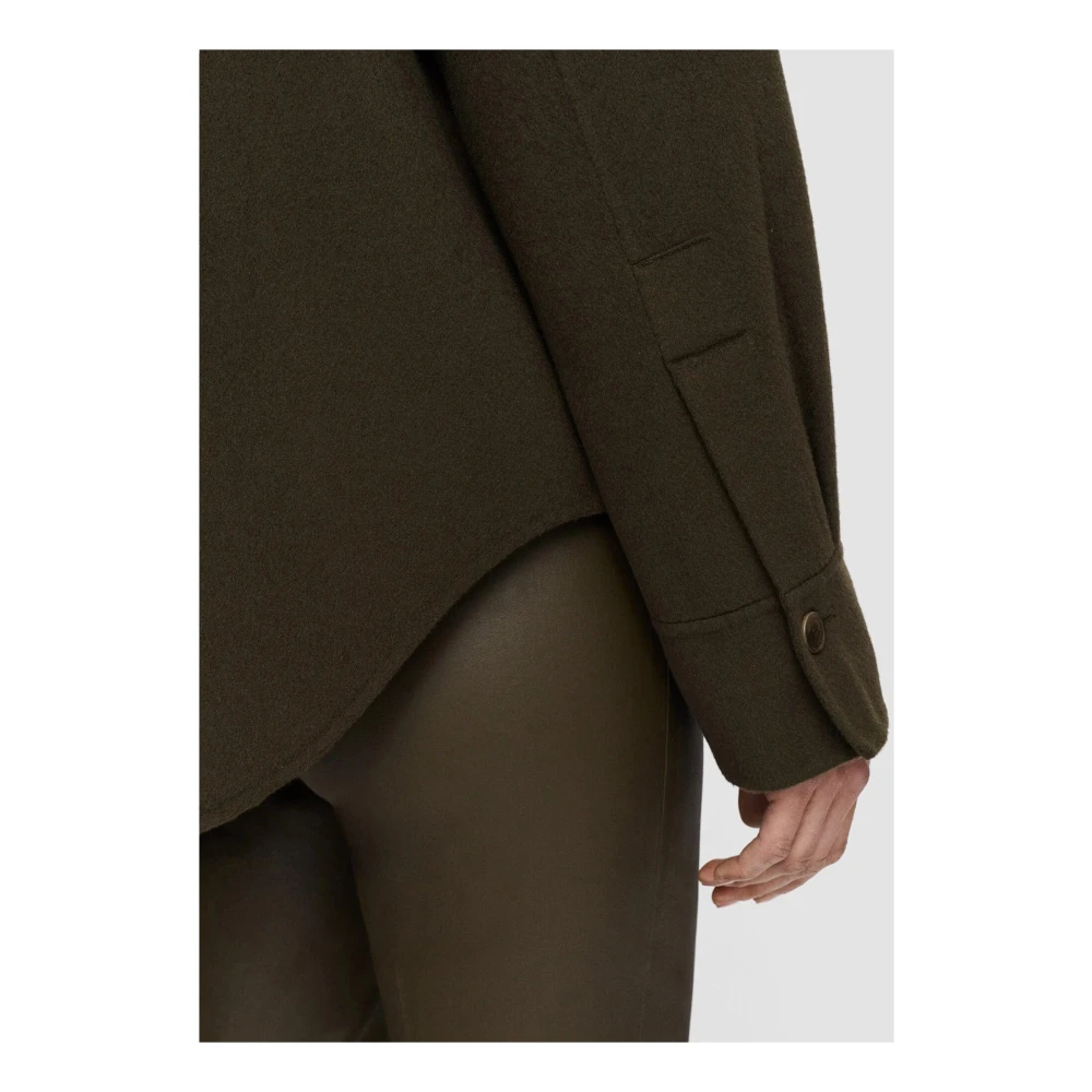 joseph Licht Dubbelzijdige Avocado Jas Green Dames