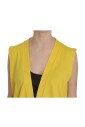 gele-v-hals-gebreide-cardigan-top