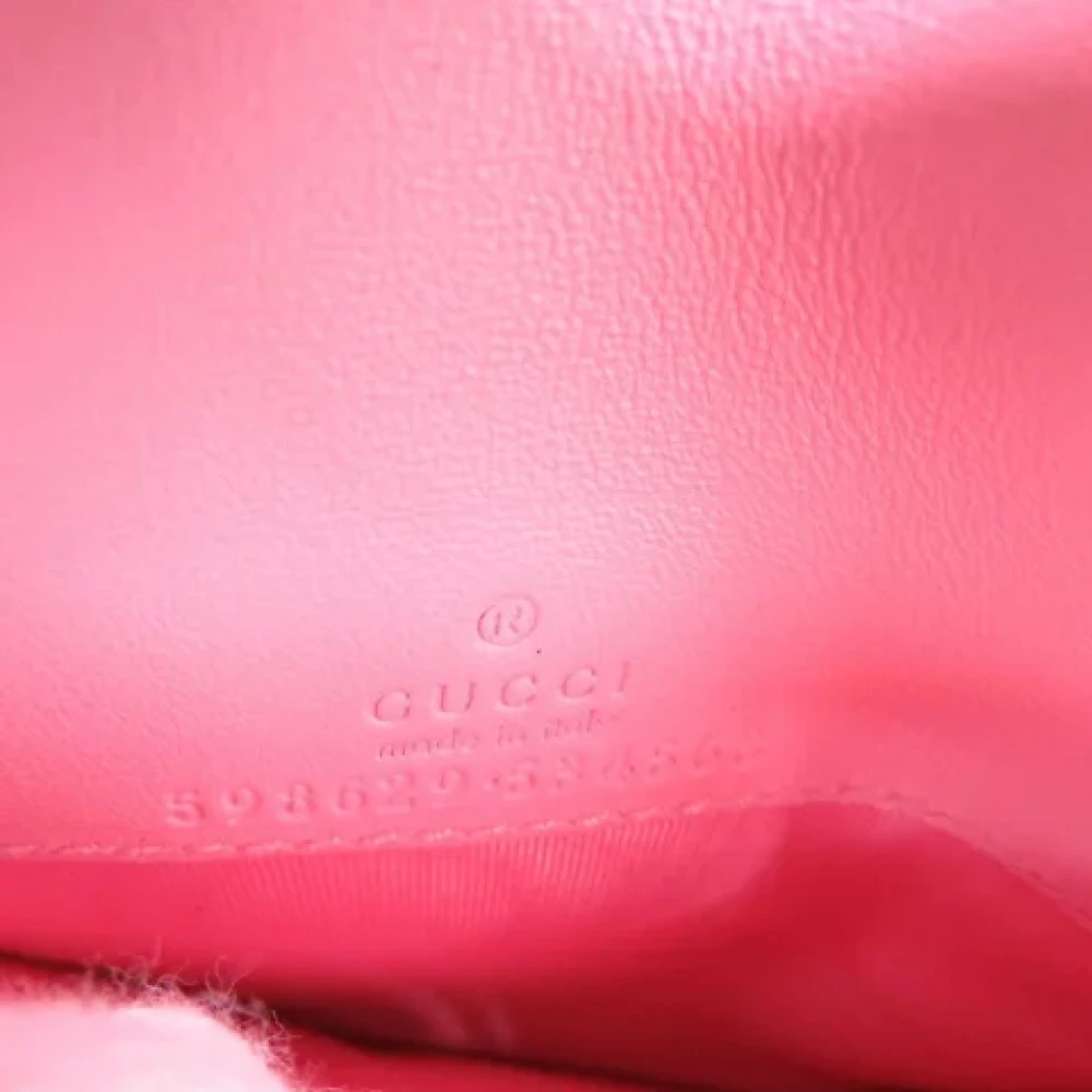 Gucci Vintage Pre-owned Leather wallets Pink Dames