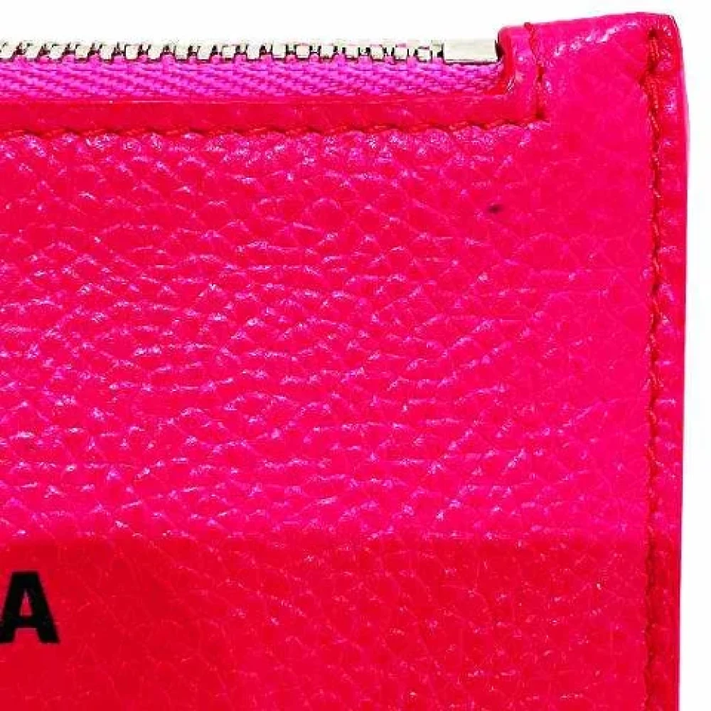 Balenciaga Vintage Pre-owned Leather wallets Pink Dames