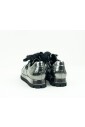 baskets-en-cuir-gris-metallise