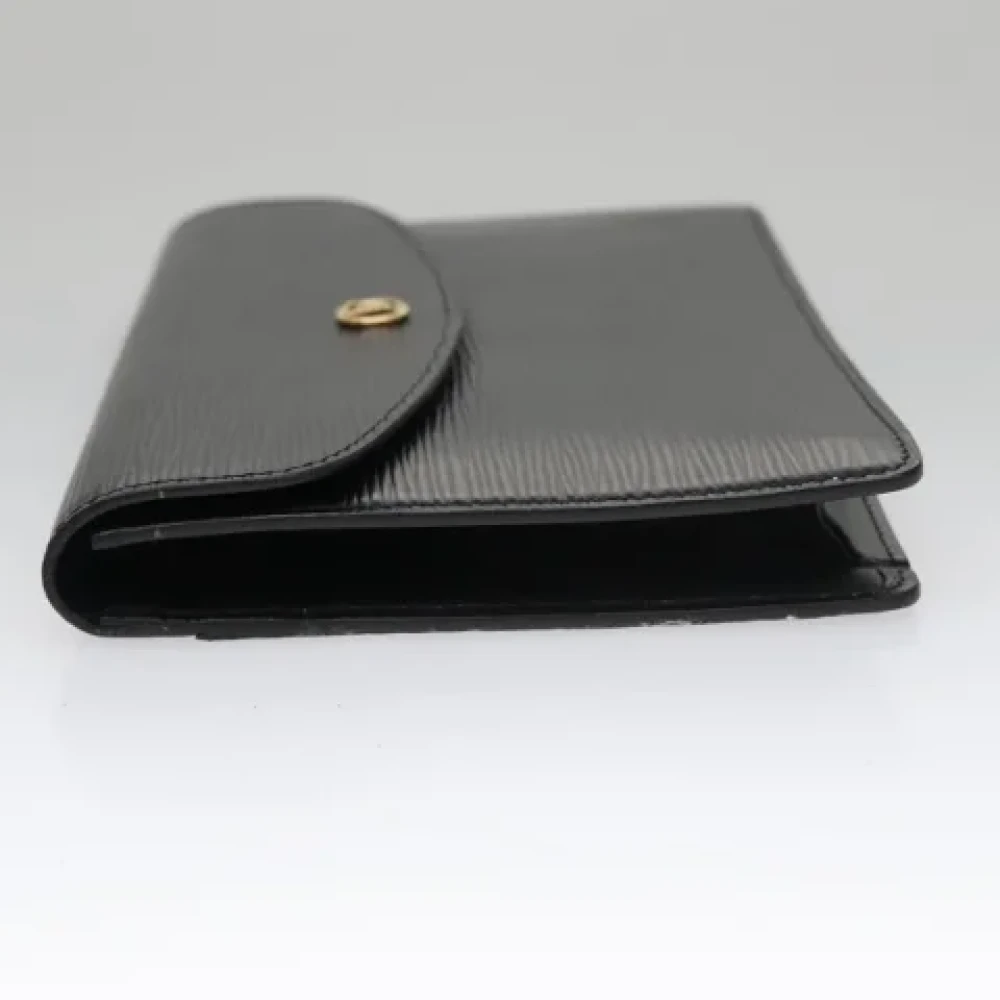 Louis Vuitton Vintage Pre-owned Leather clutches Black Dames