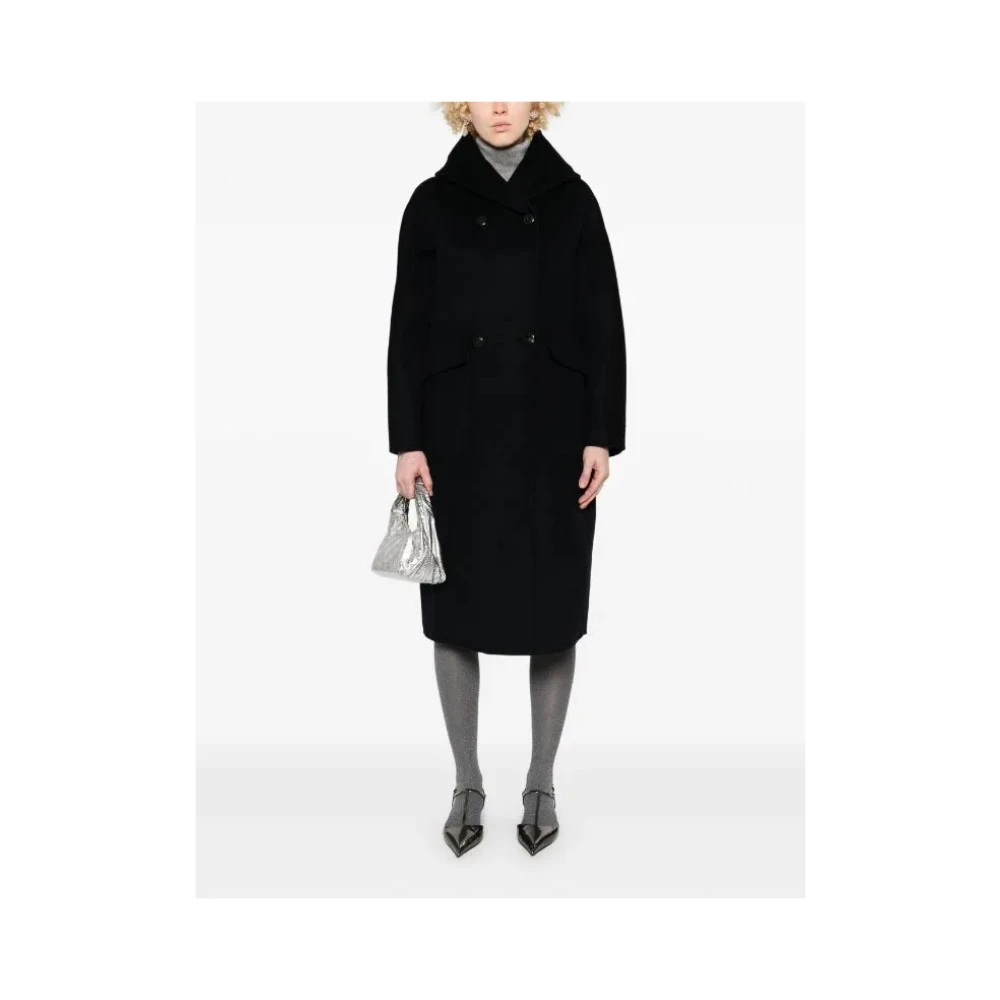 Paltò Zwarte Winterjassen Black Dames