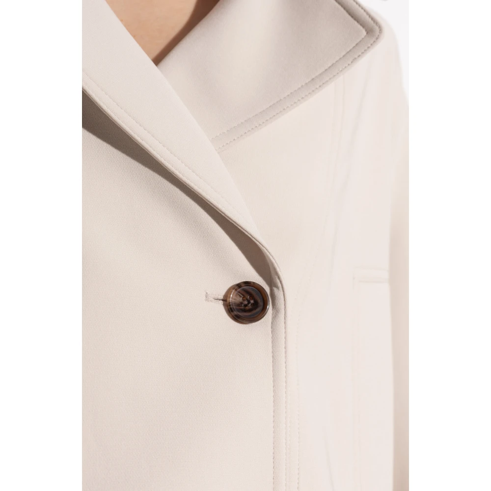 Theory Dubbelbreasted jas Beige Dames