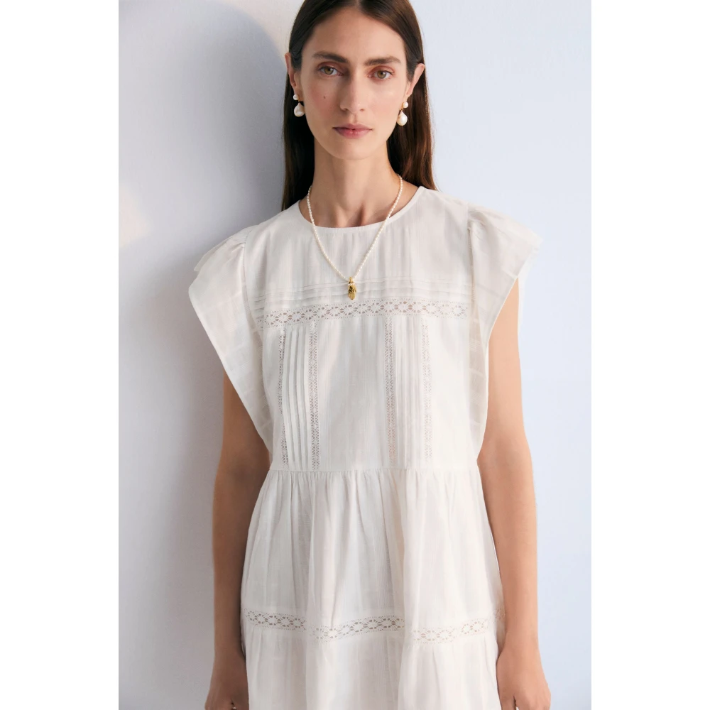 The New Society Corfu Jurk White Dames