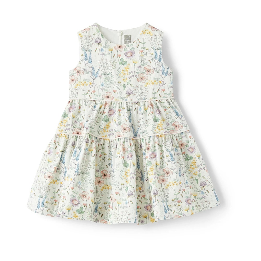 Il Gufo Girls Multicolor Dresses, 4 Y, Dresses