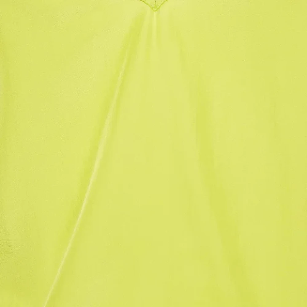 Emilio Pucci Pre-owned Silk tops Yellow Dames