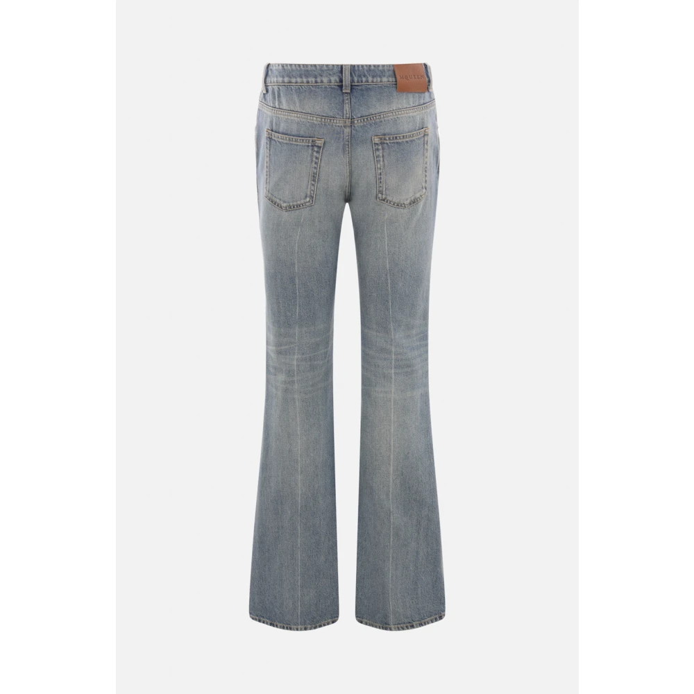 alexander mcqueen Indigo Flare Denim Jeans Blue Dames