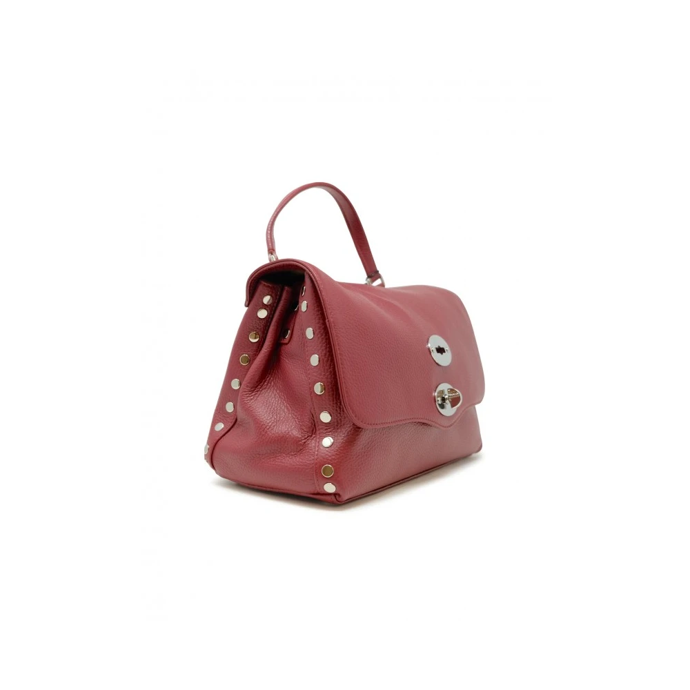 Zanellato Rode Leren Handtas Opera Stijl Red Dames
