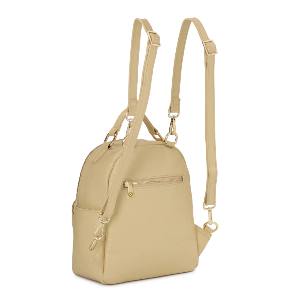 Kazar Beige leren casual rugzak Beige Dames