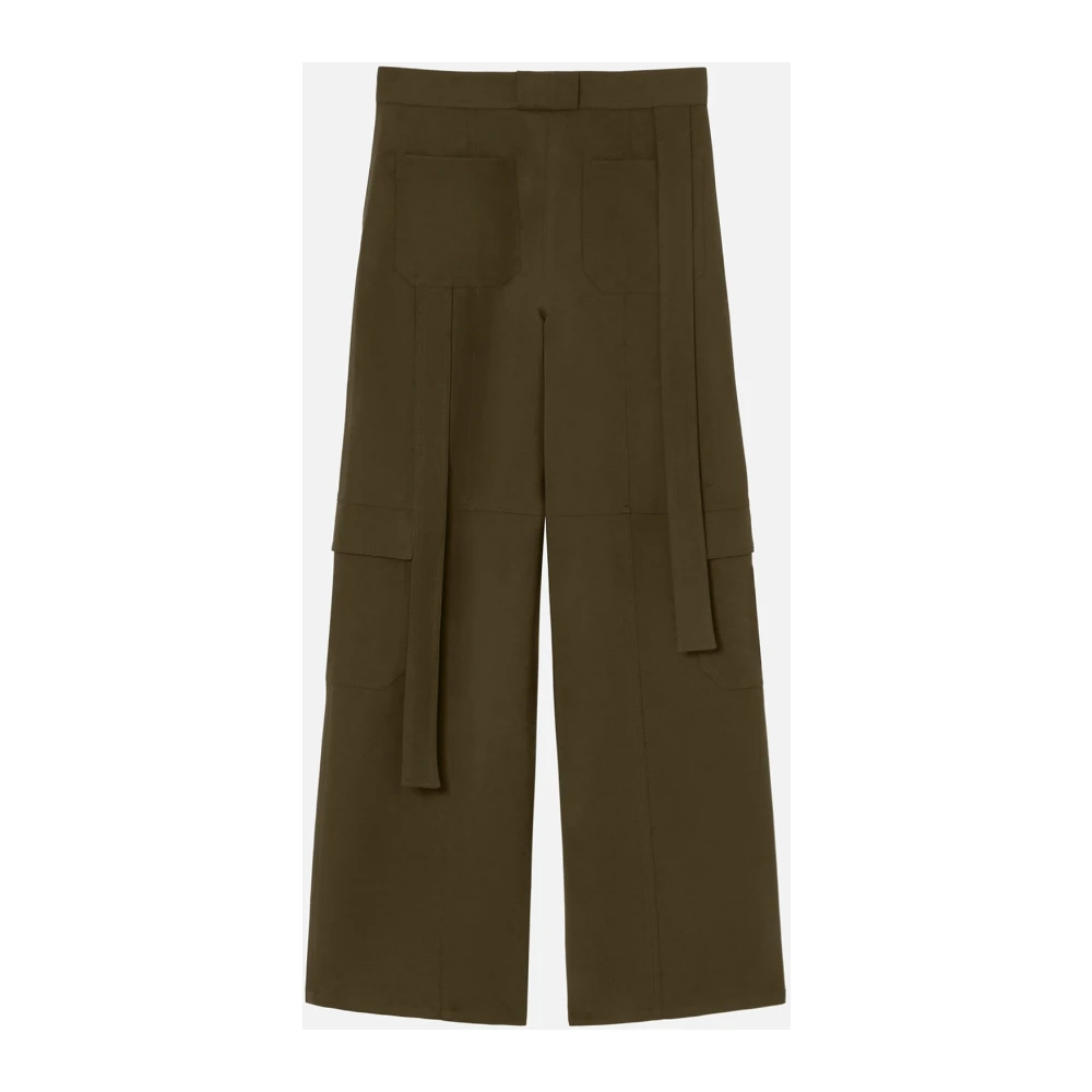 pinko Wijde cargobroek met utility-stijl Green Dames