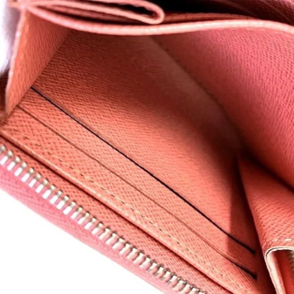 Louis Vuitton Vintage Pre-owned Leather wallets Pink Dames