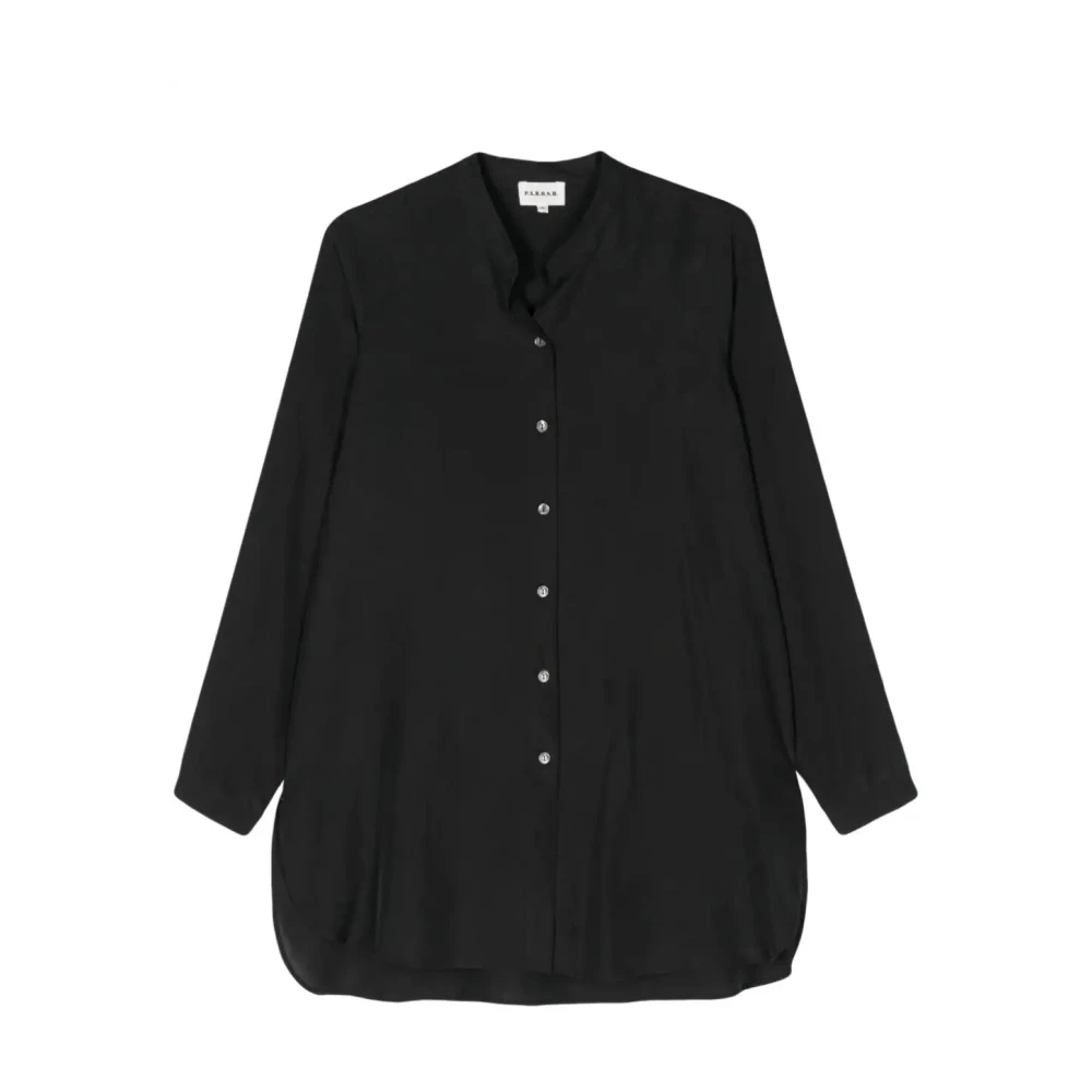 P.a.r.o.s.h. Sunny24 Zwarte Shirt Black Dames