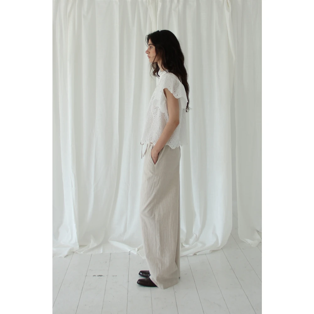 Designers Remix Luna Blouse Beige Dames