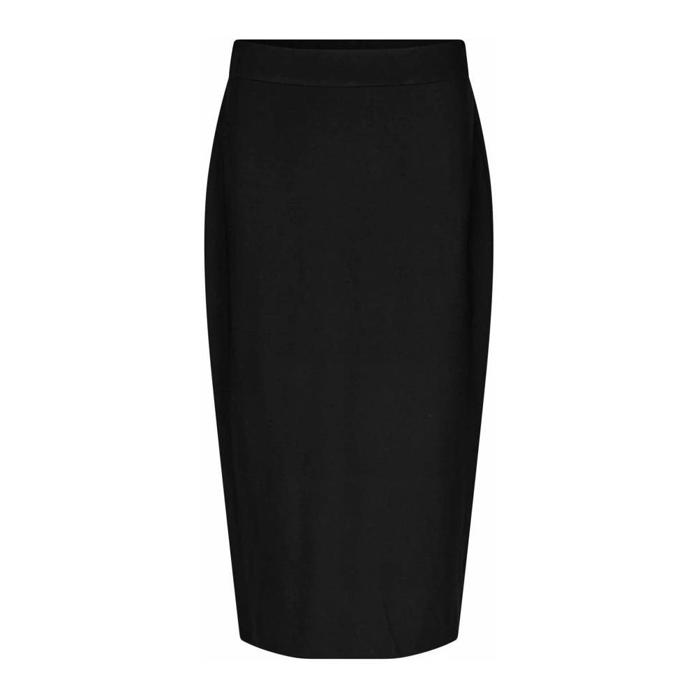 Masai Black Midi Skirts, Female, M, Elegant Skirt Stephanie 1008383