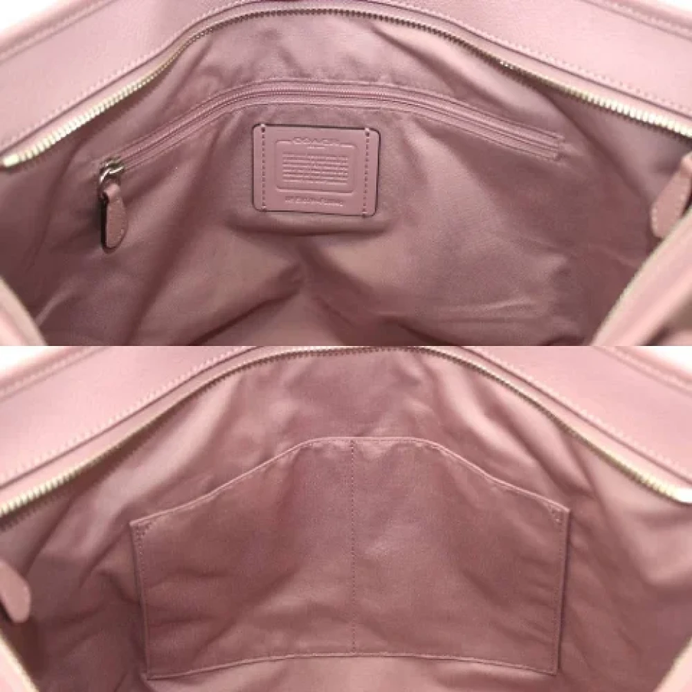 Coach Pre-owned Leather totes Pink Dames