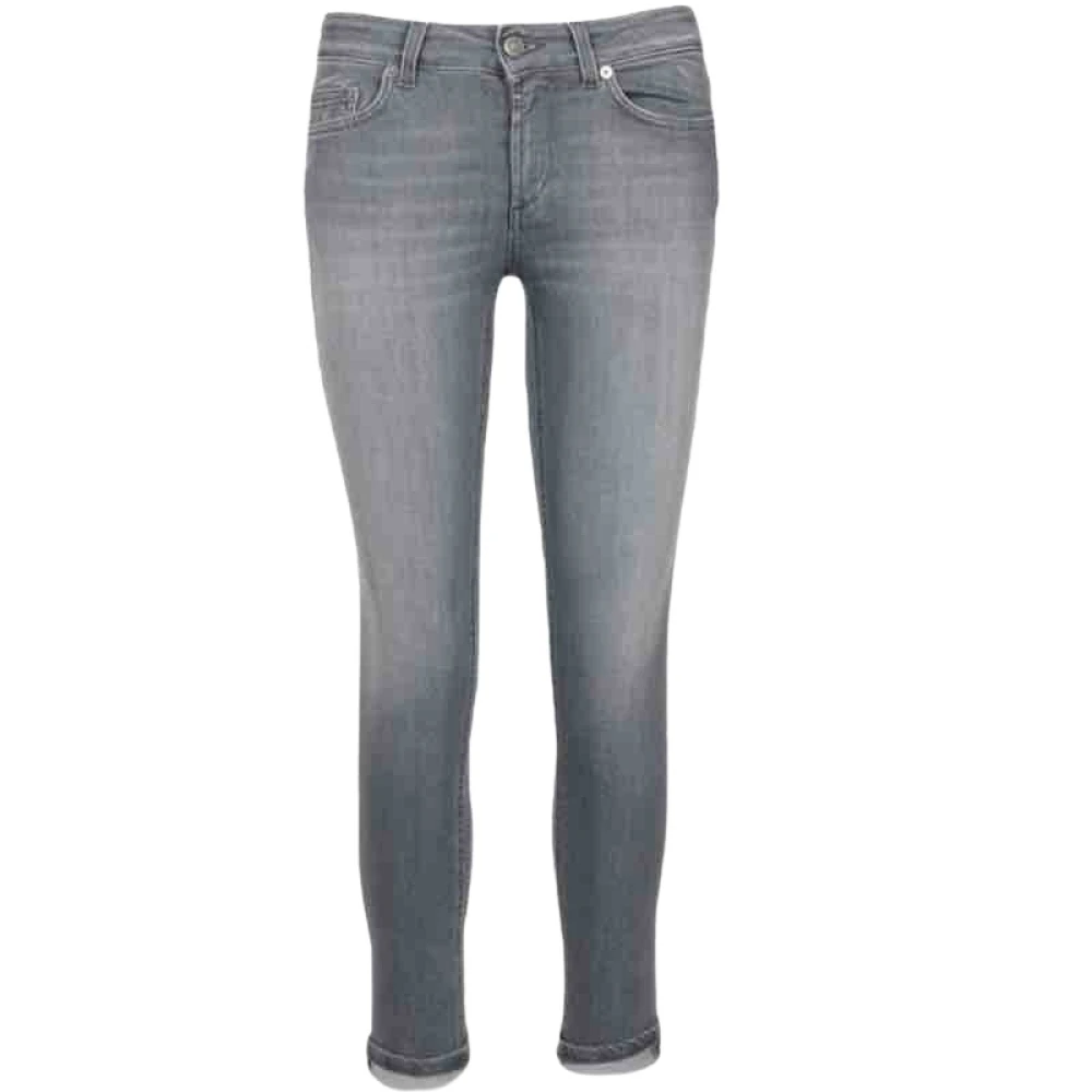 Dondup Damen Grau Monroe Skinny Jeans