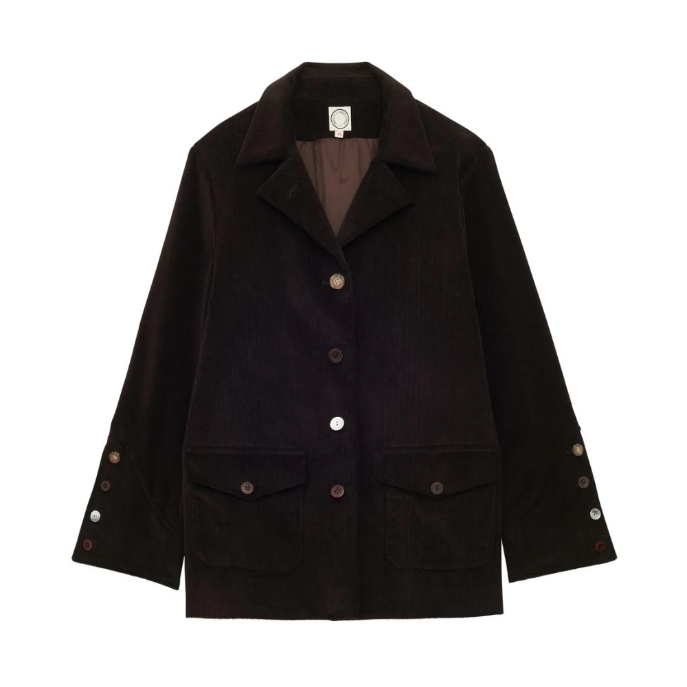 Ines De La Fressange Paris JIL Jacket Brown Dames