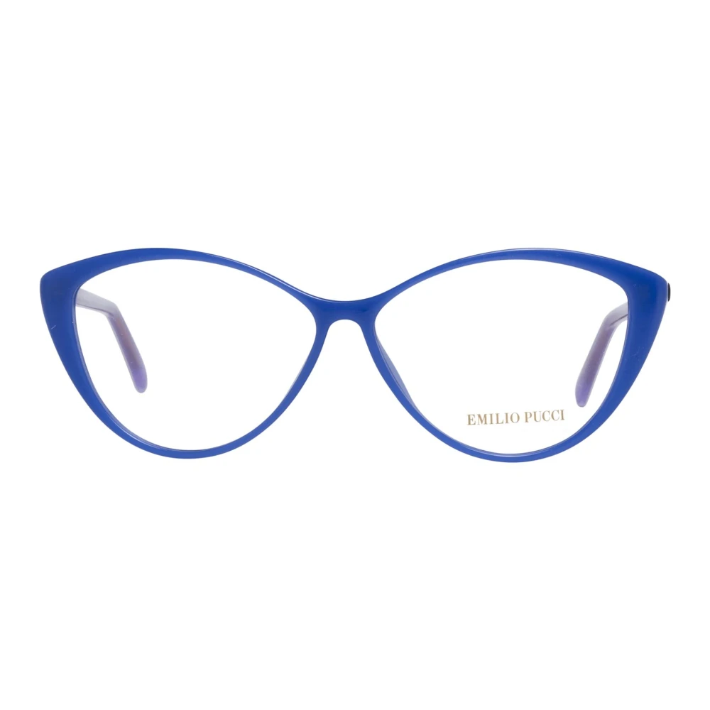 EMILIO PUCCI Blauwe Cat Eye Optische Frames voor Vrouwen Blue Dames