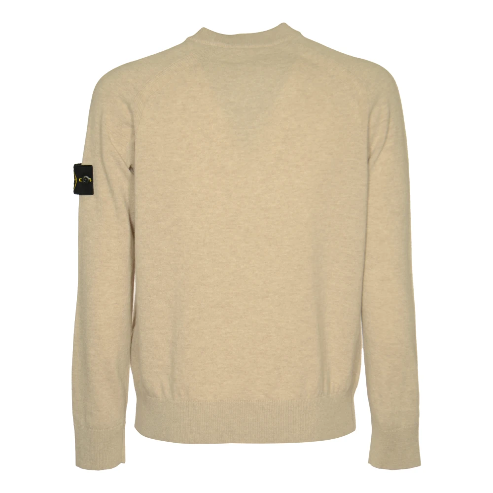 Stone Island Crewneck Sweaters Beige Heren