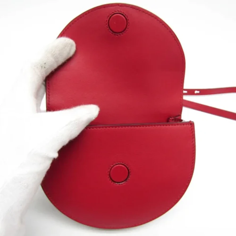 Bally Pre-owned Leather shoulder-bags Red Dames
