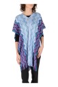 poncho-tisse-multicolore