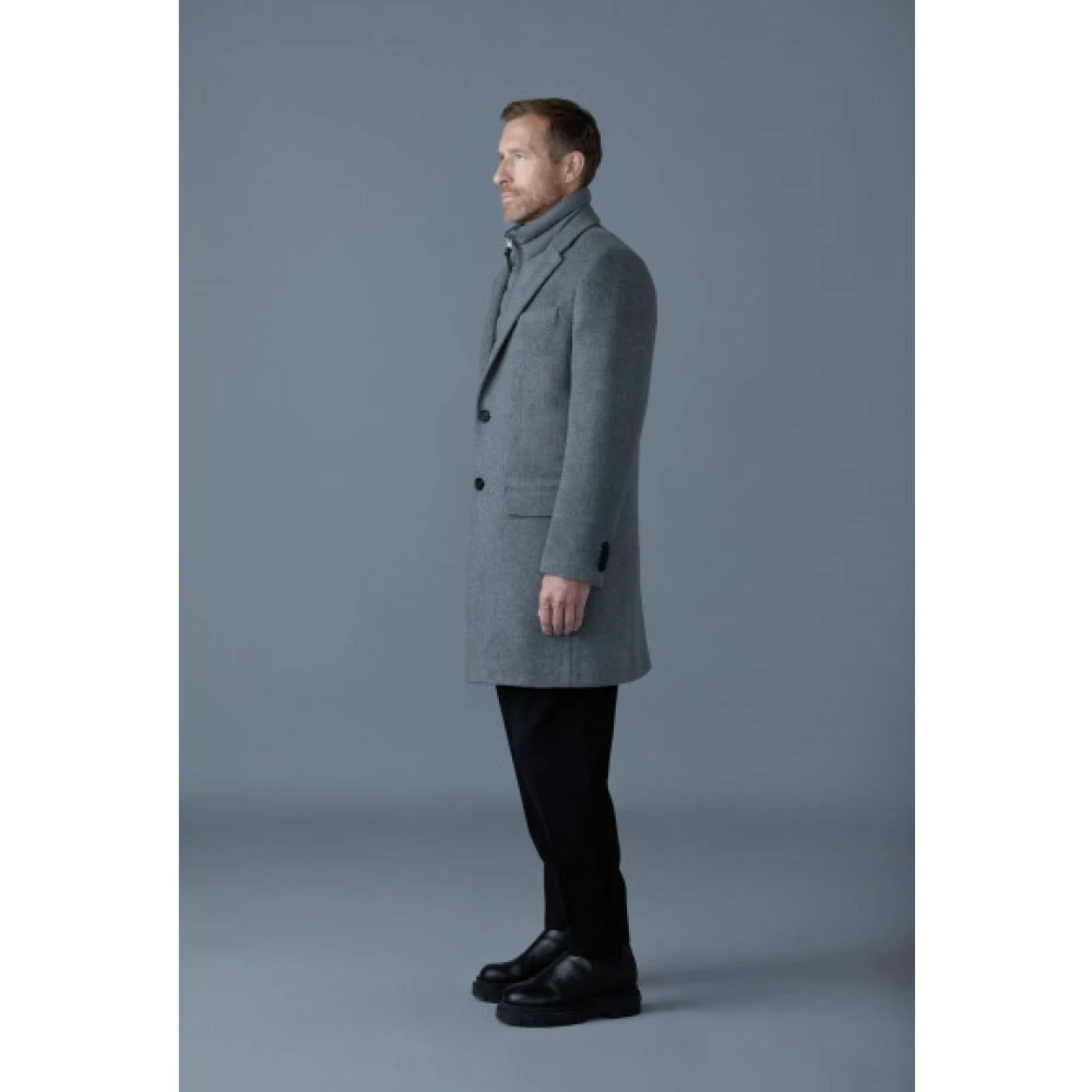 Mackage Skai-Slb 3-in-1 wollen jas met afneembare donzen voering Gray Heren