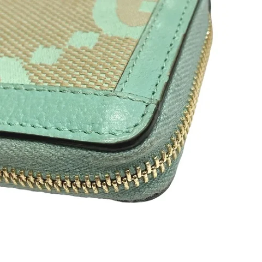 Gucci Vintage Pre-owned Canvas wallets Beige Dames