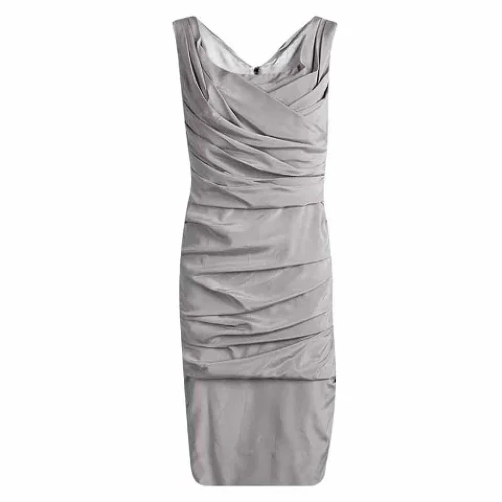 Dolce & Gabbana Pre-owned Fabric dresses Gray Dames