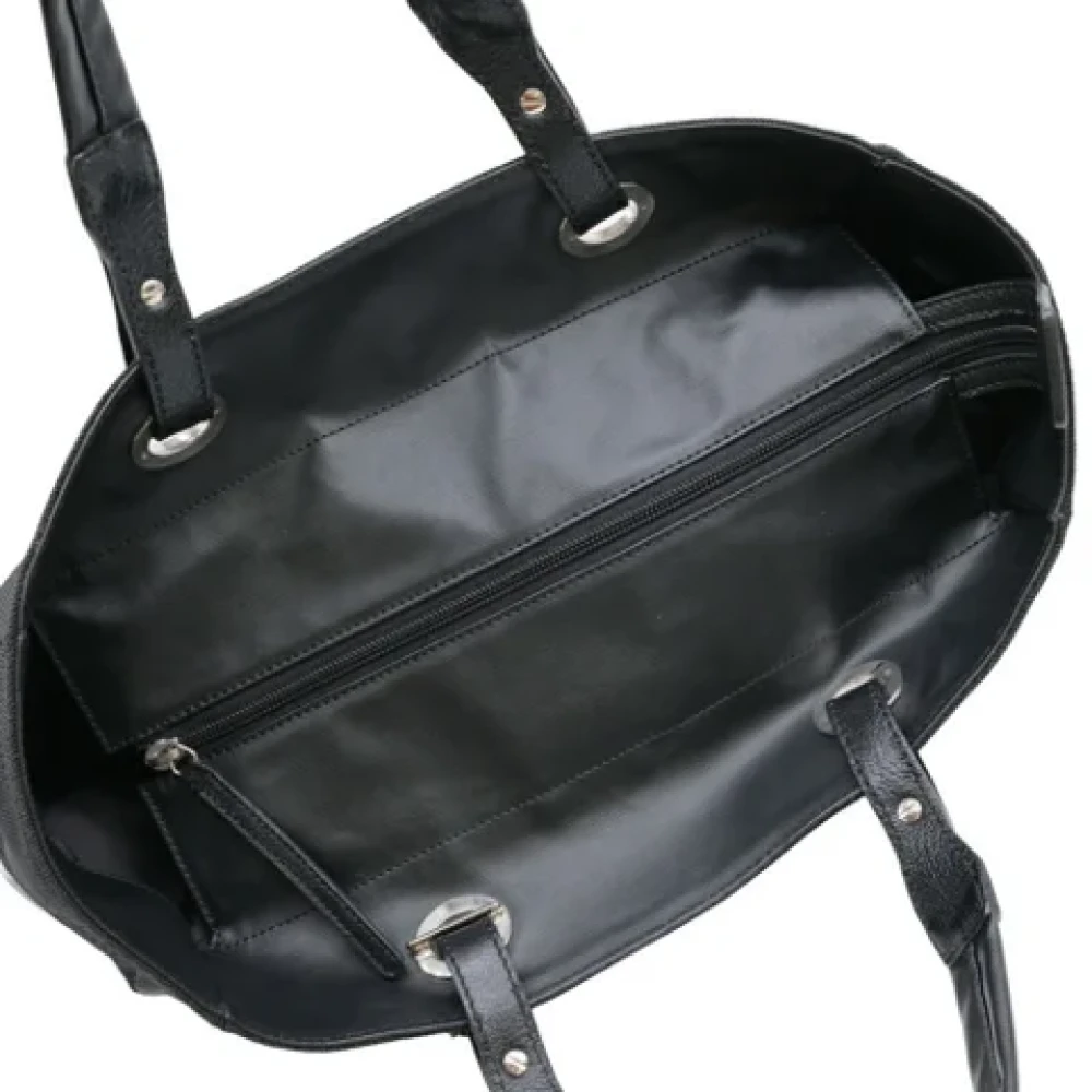 Chanel Vintage Pre-owned Canvas totes Black Dames