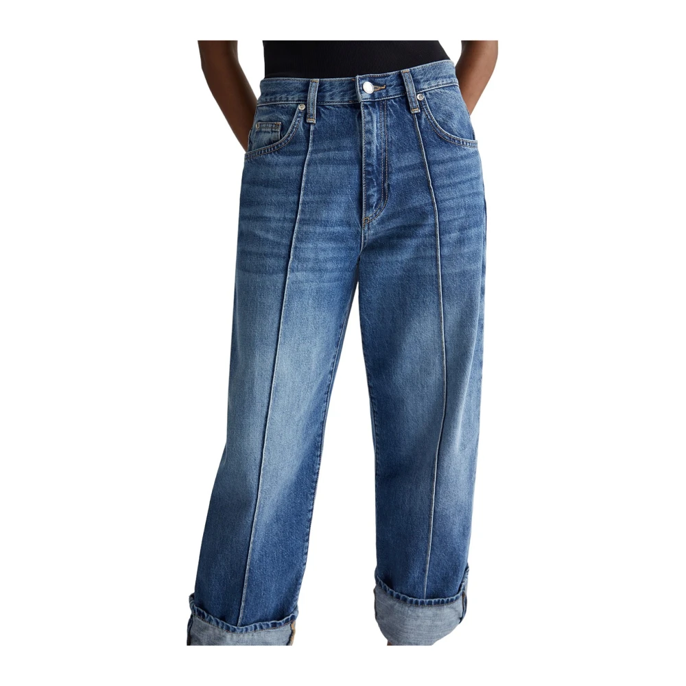 Liu Jo Denim Broek Notorius Blauw Blue Dames