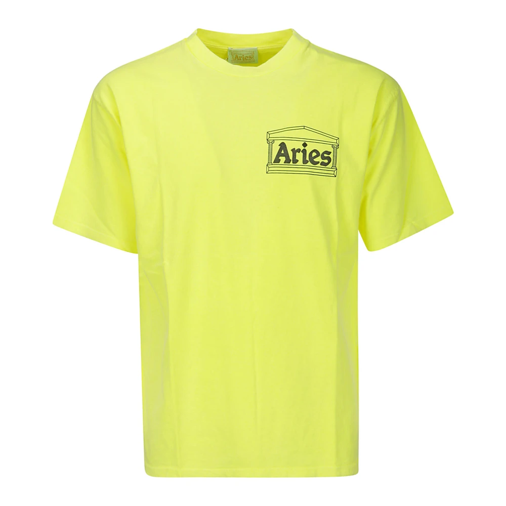 Aries T-Shirts Yellow Heren